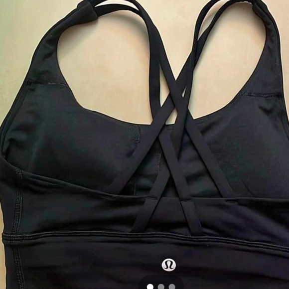 lululemon athletica Other - Lululemon black sports bra size 30 band